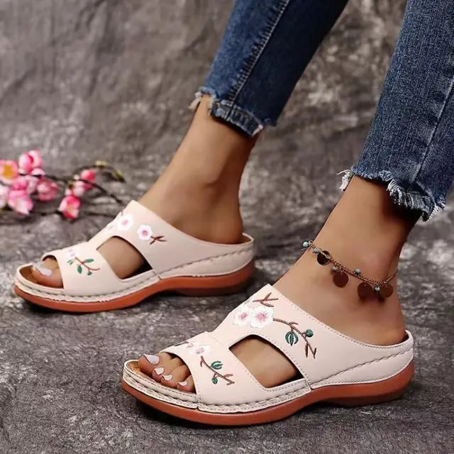 Stilla | Elegante Læder Kvinders Sandaler