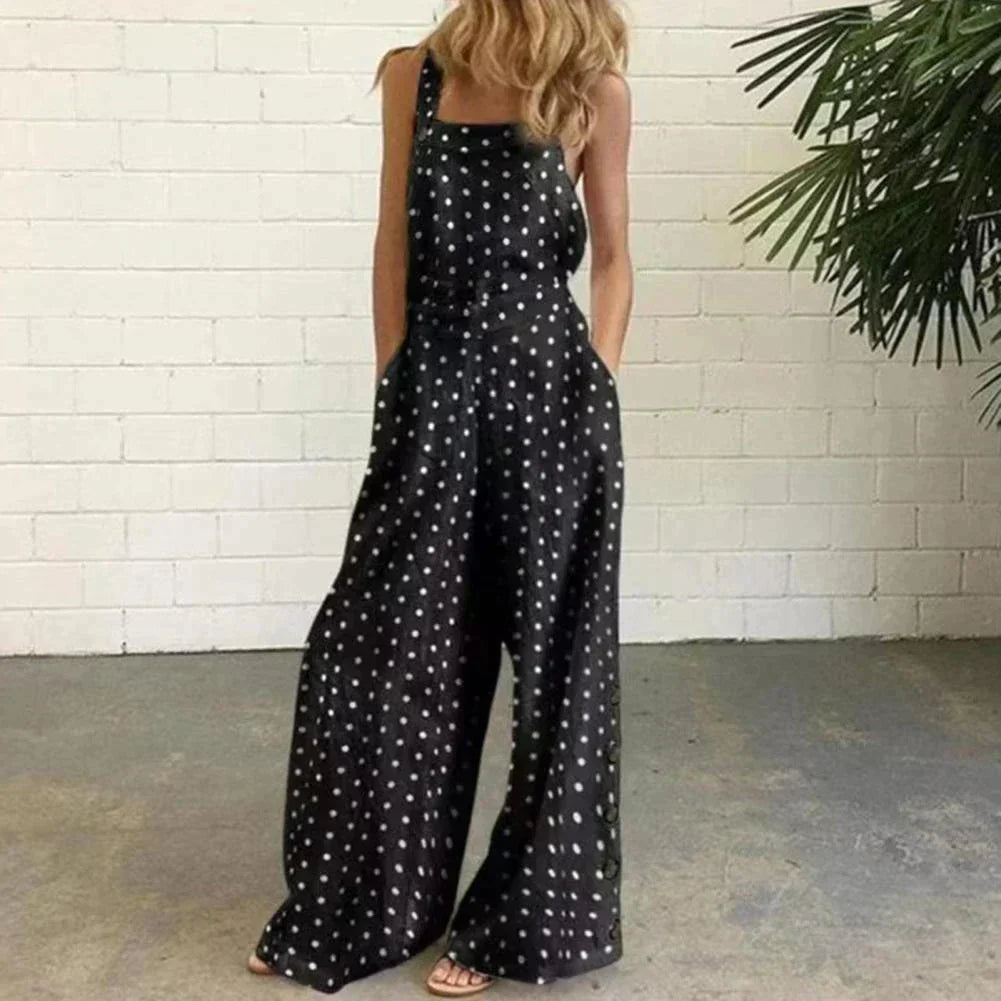 Stilla | Dots tryk jumpsuits