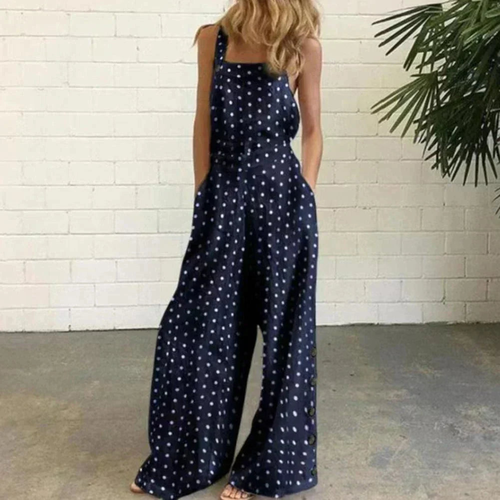 Stilla | Dots tryk jumpsuits