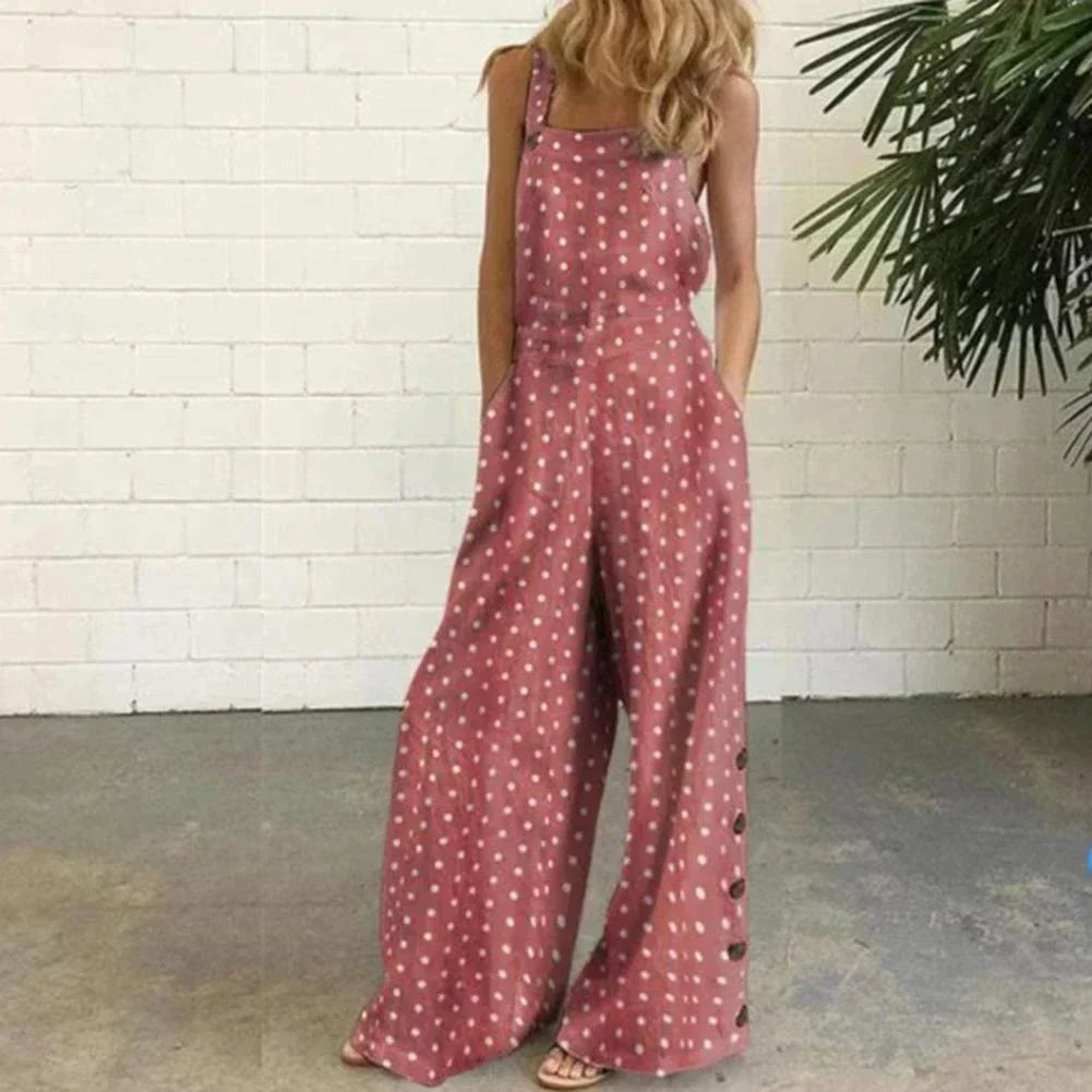 Stilla | Dots tryk jumpsuits