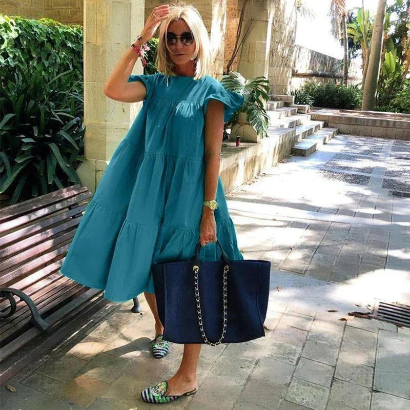 Stilla | Print Midi Kjole