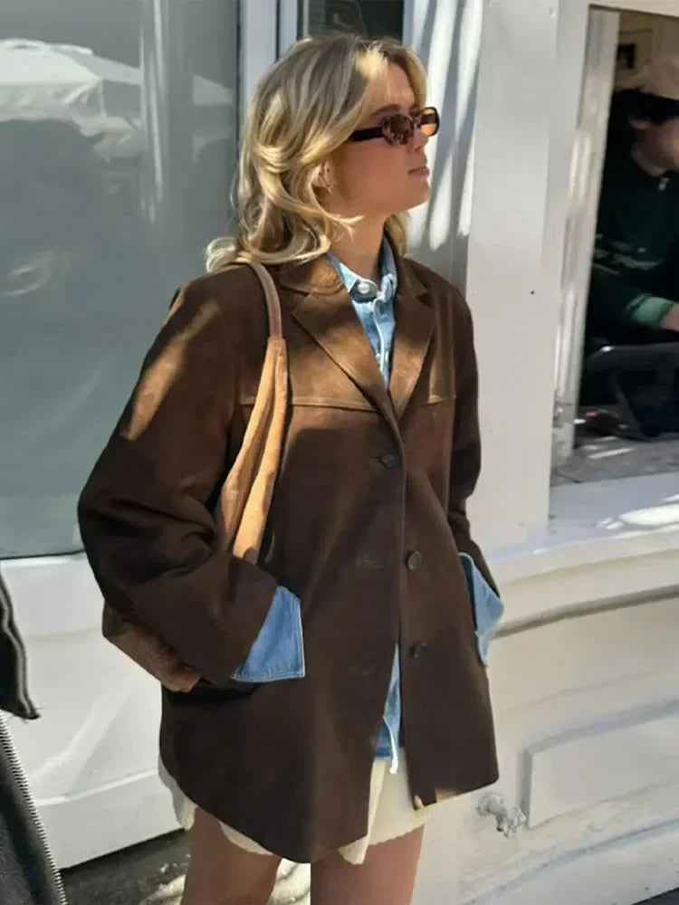 Stilla | Suede Jacket til Kvinder