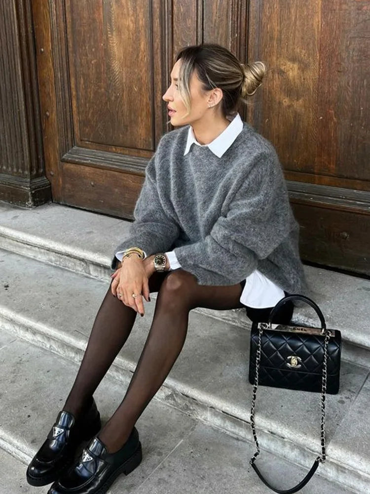 Stilla | Oversize Pullover Af Strik