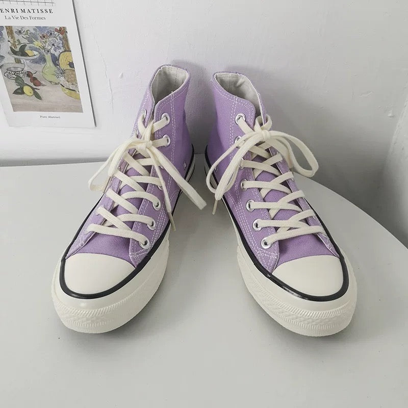 Stilla | Klassiske HighCut Canvas Sneakers til Kvinder