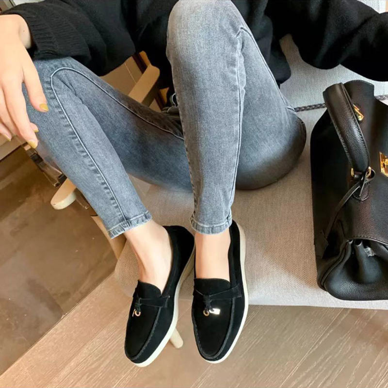 Stilla | Elegante Dame Mokkasiner Suede