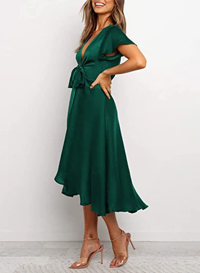 Stilla | Melany Deluxe Satin Kjole