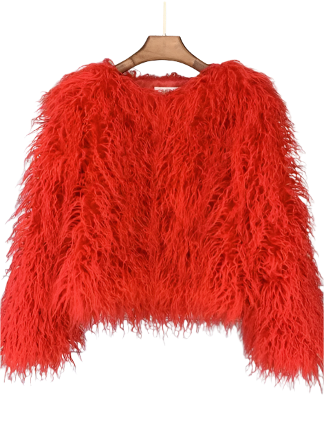 Stilla | Vibrant Unisex Festival Faux Fur Jakke