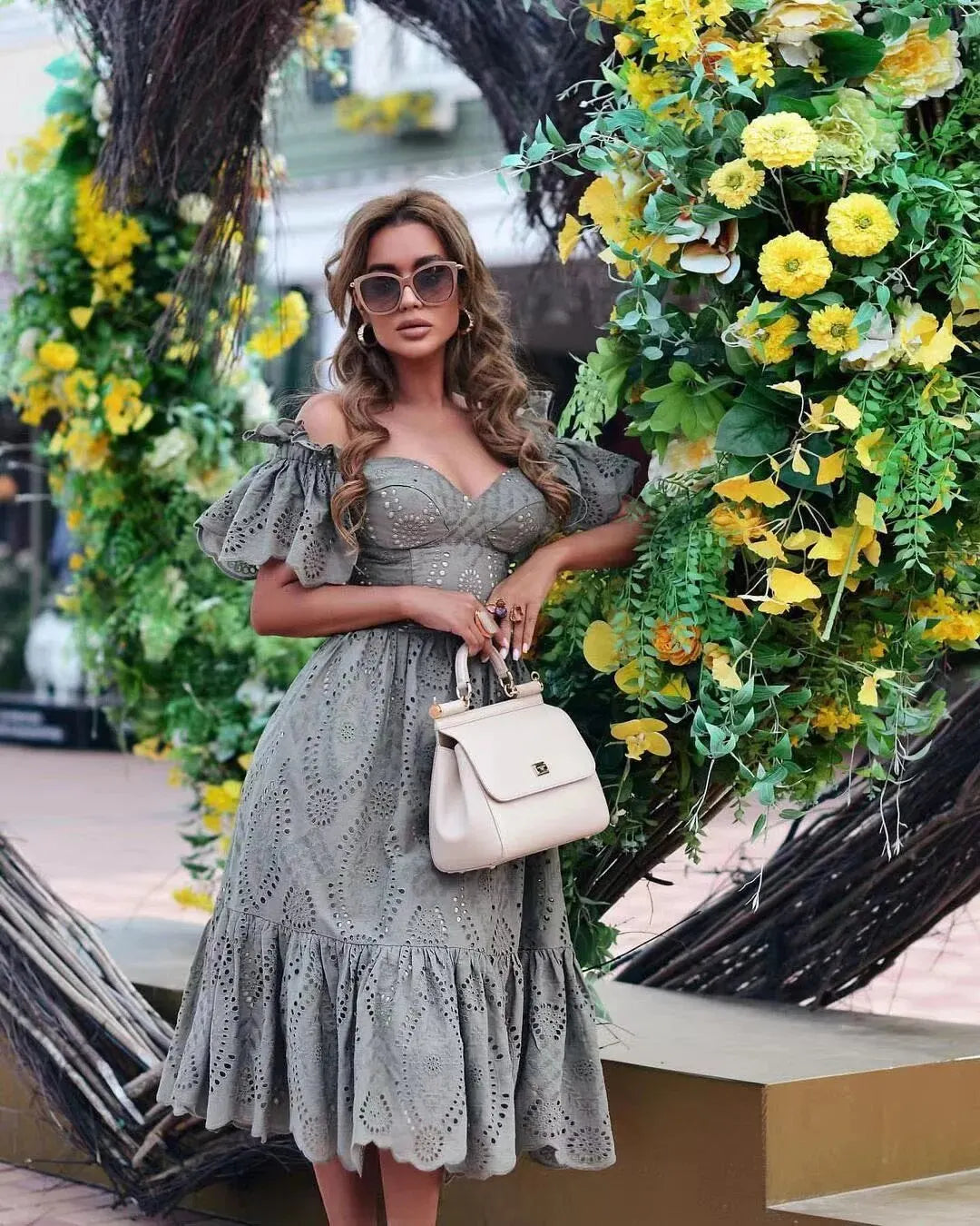 Stilla | Off-the-shoulder Prinsessekjoler