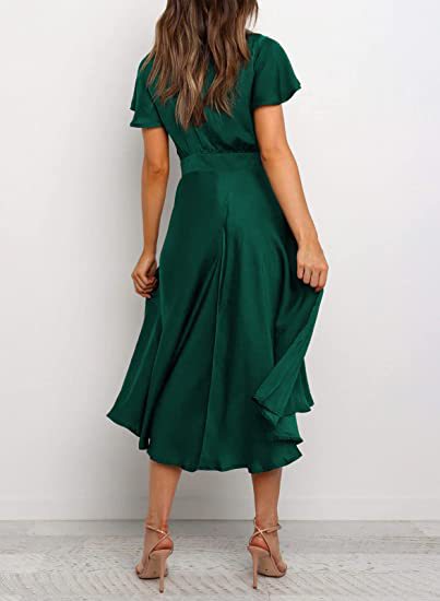 Stilla | Melany Deluxe Satin Kjole