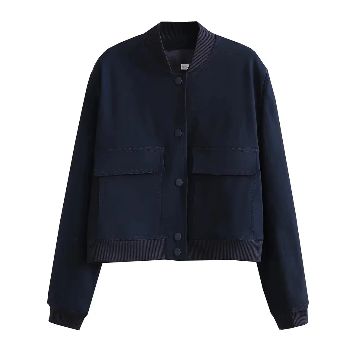 Stilla | Cropped Bomberjakke i Satin