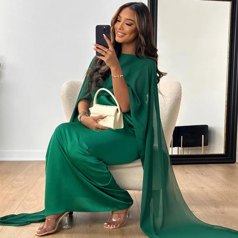 Stilla | Lange Kvinders Satin Kjoler Med Eksklusivt Look