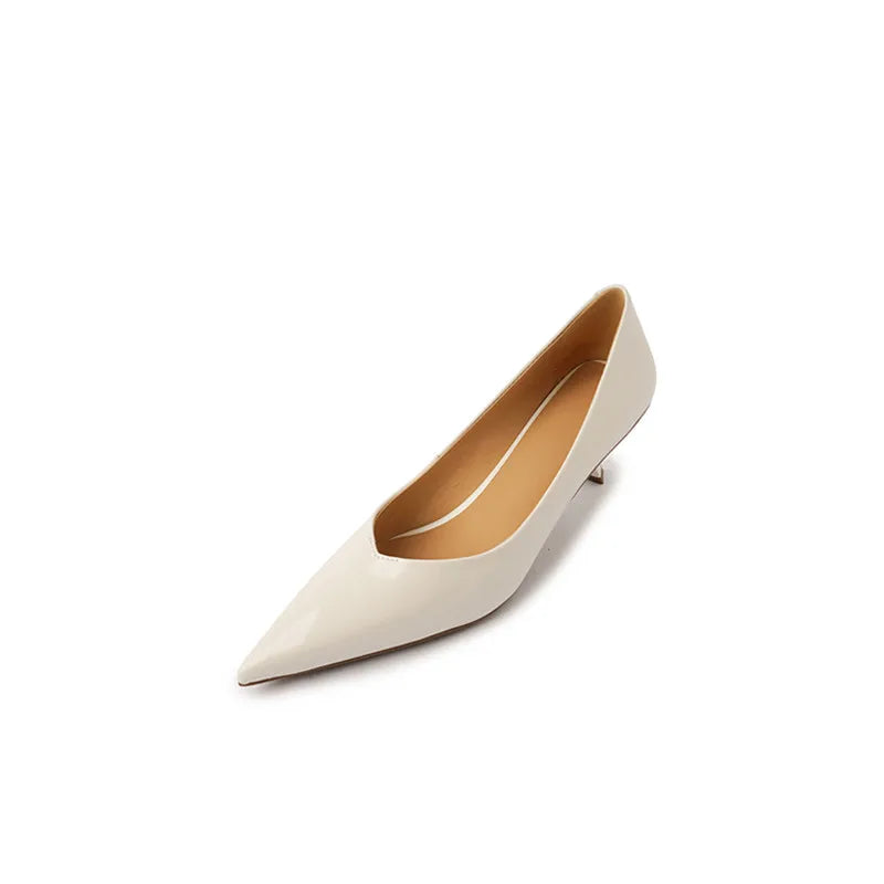 Stilla | Kvalitet Læder Elegante Spidse Hæle Pumps