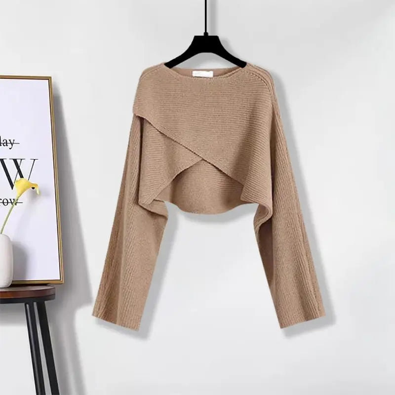Stilla | Sæt bestående af sweater og nederdel i fransk strik