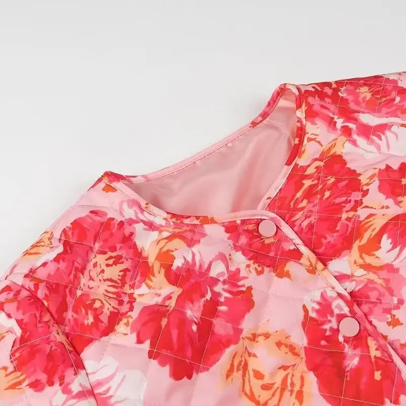 Stilla | Jakke Med Lyserøde Blomster Taylee