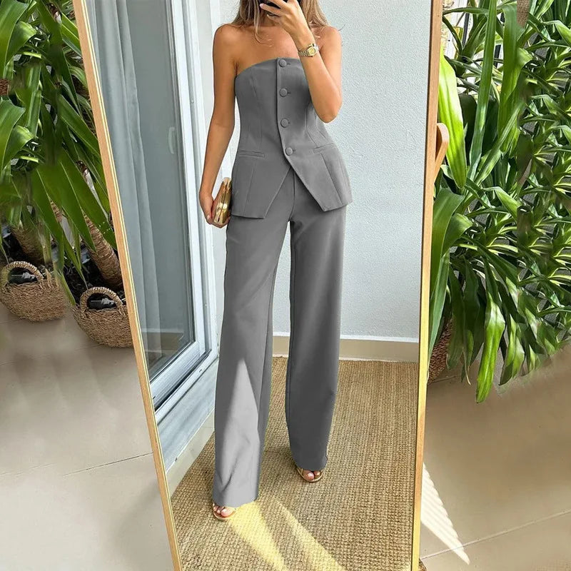 Stilla | Stropfr Knap Ned Jumpsuit
