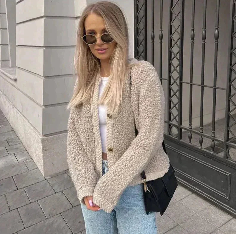 Stilla | Fashionable fleece cardigan