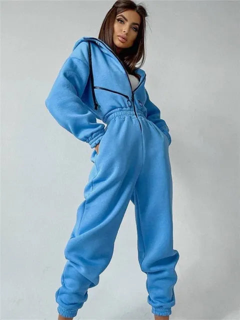Stilla | Jumpsuit: Elegance og Komfort til Kolde Dage