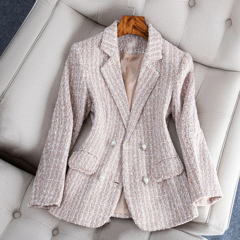 Stilla | Rutig Blazer Til Kvinder