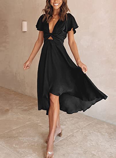 Stilla | Melany Deluxe Satin Kjole