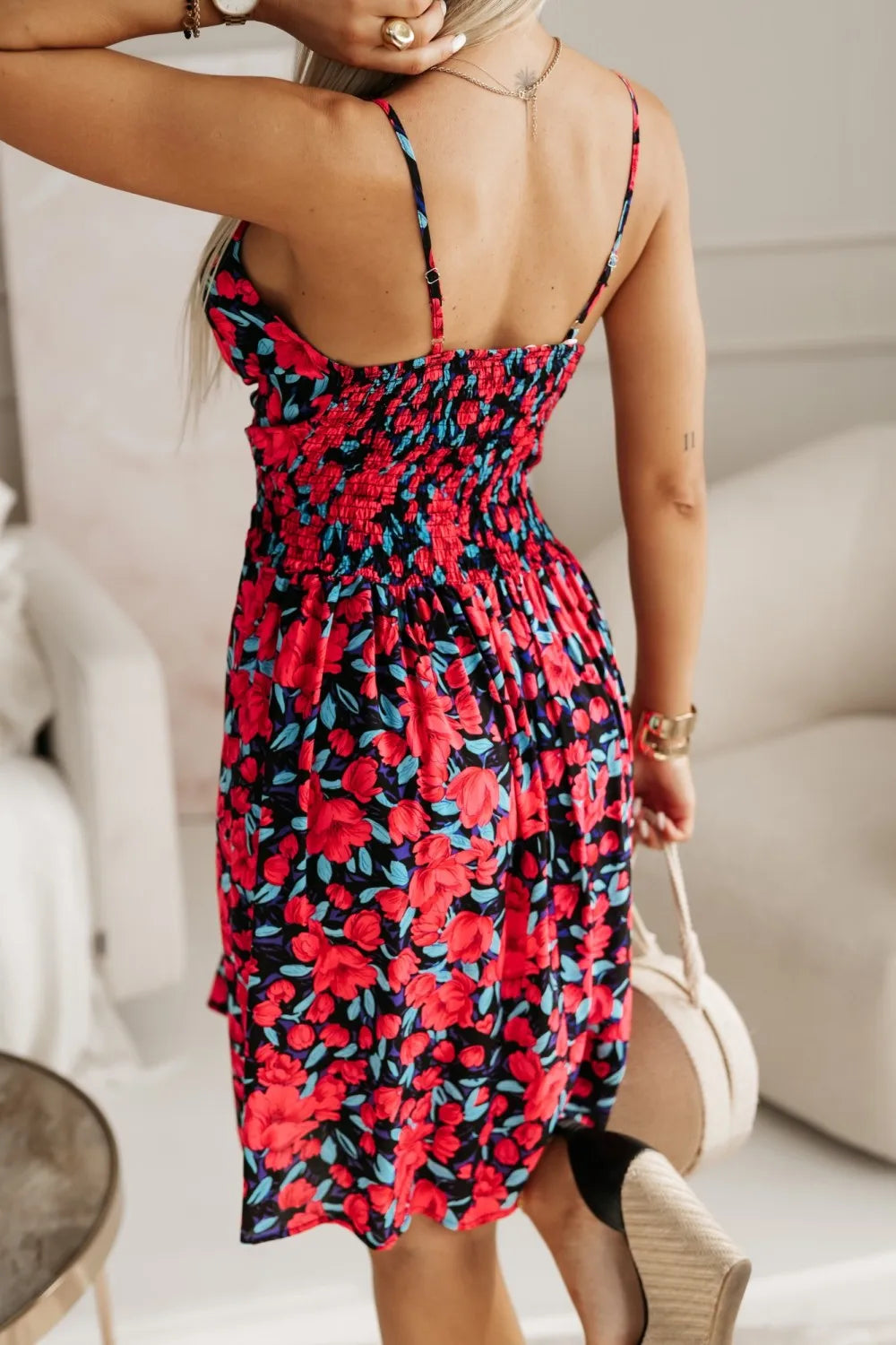 Stilla | Blomstret Minikjole