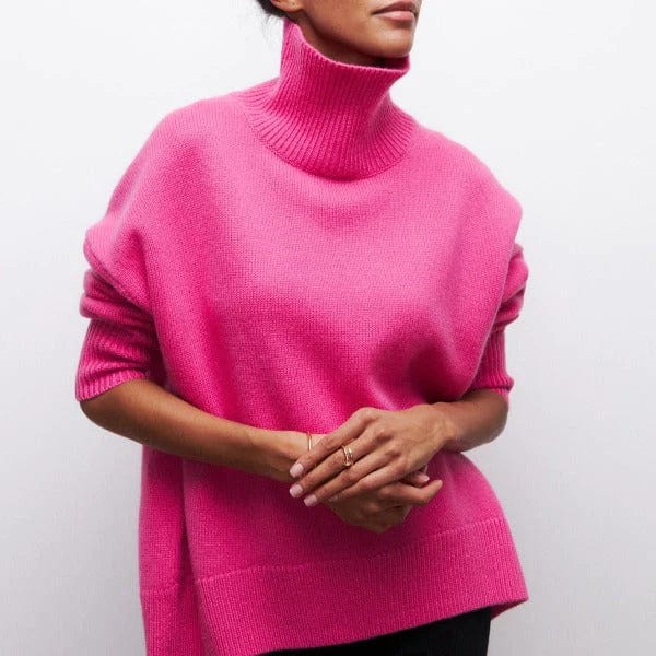 Stilla | Rullekrave sweater i kashmir