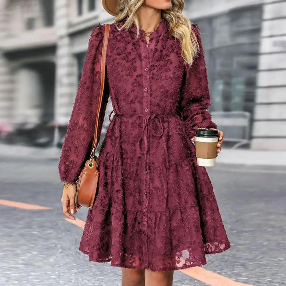 Stilla | a Line Blonde Midi Kjole