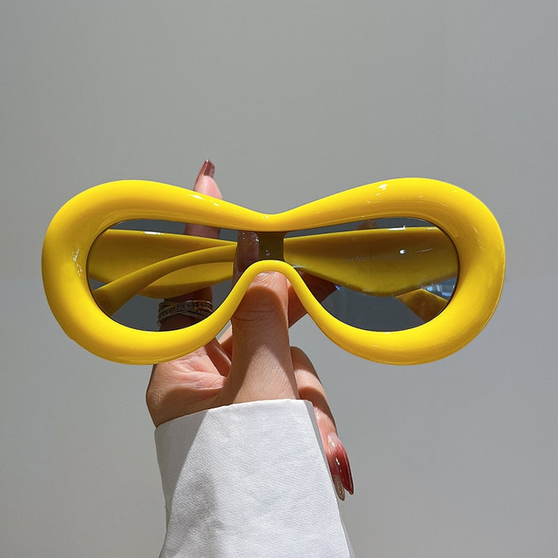 Stilla | Futuristiske ovale solbriller med et slankt design