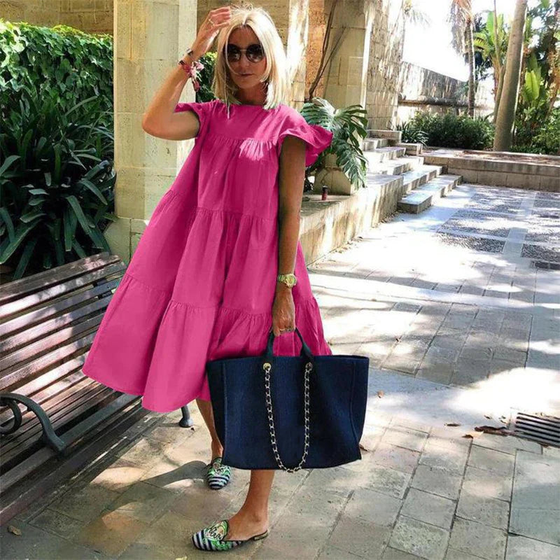Stilla | Print Midi Kjole
