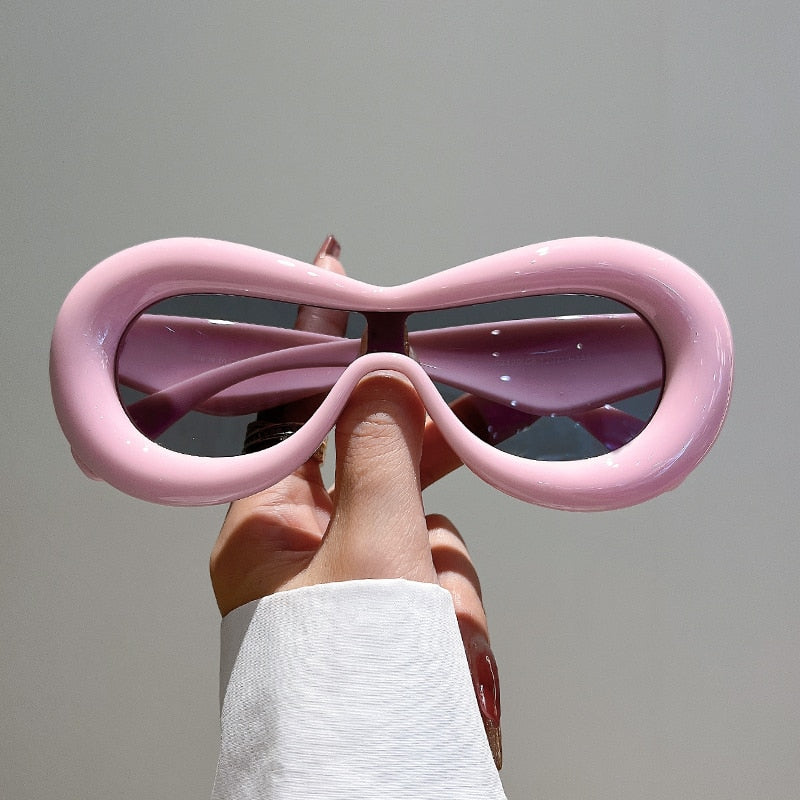 Stilla | Futuristiske ovale solbriller med et slankt design