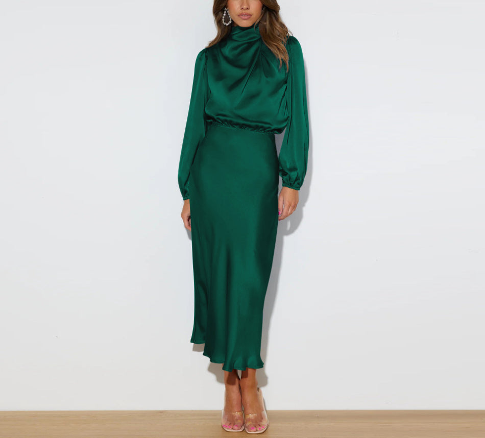 Stilla | Elegant Langærmet Kjole