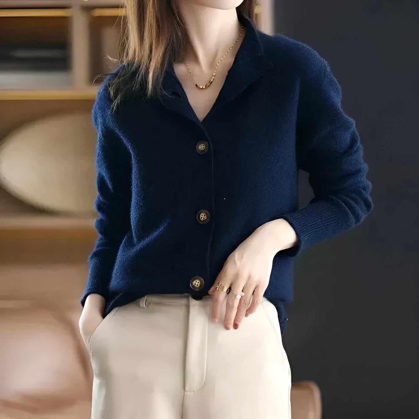 Stilla | Tidløs Cashmere Dame cardigan