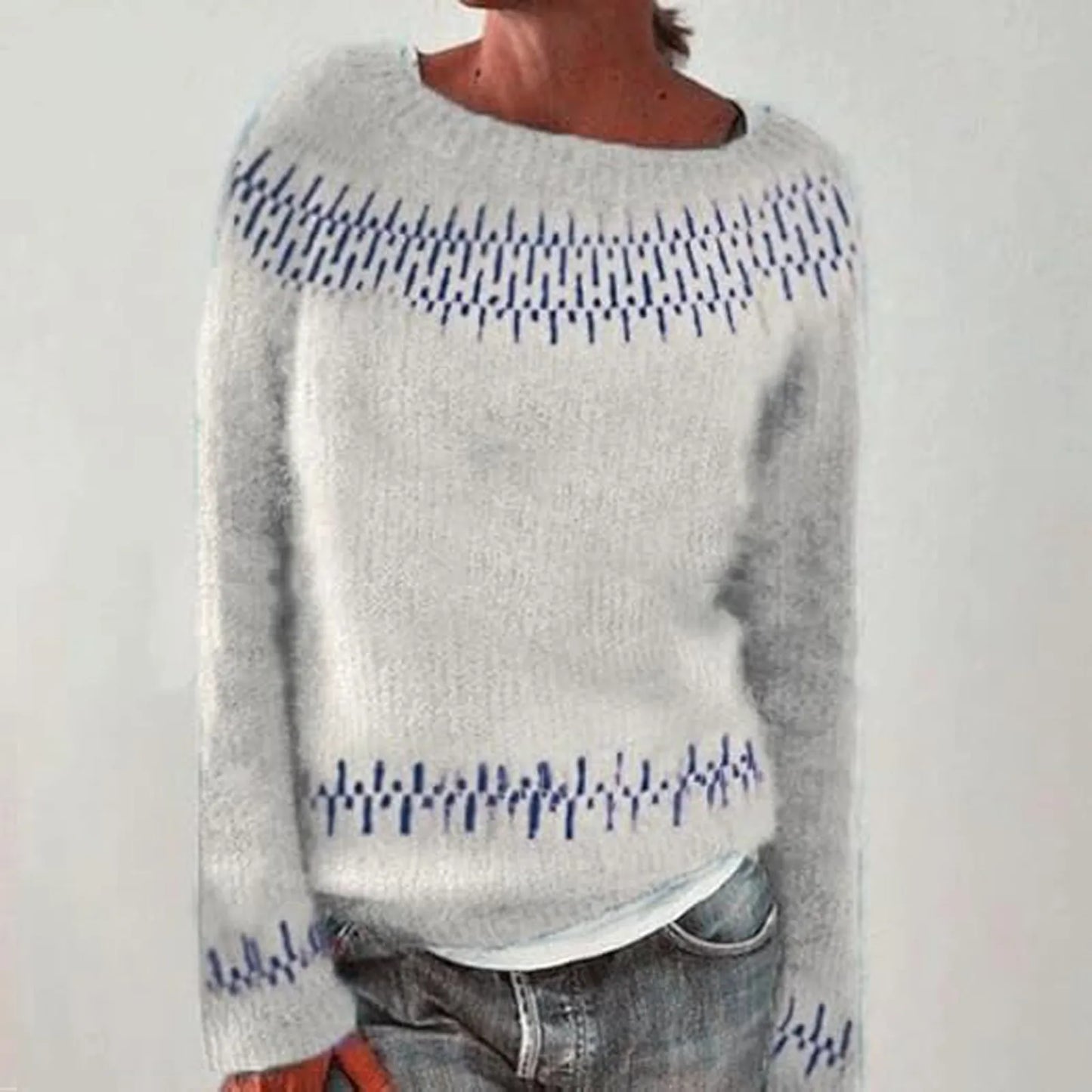 Stilla | Cashmere Trøje med Rund Hals