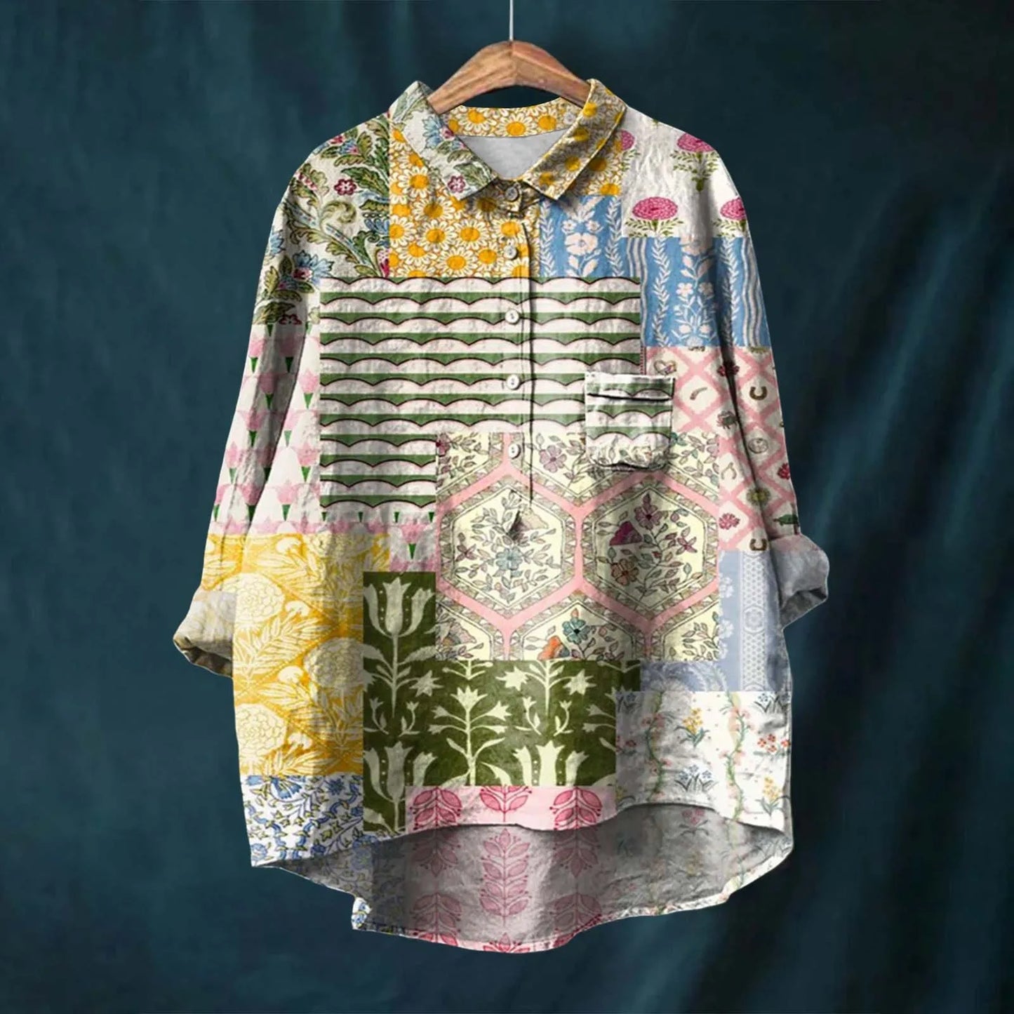 Stilla | Delikat Blumen Bluse