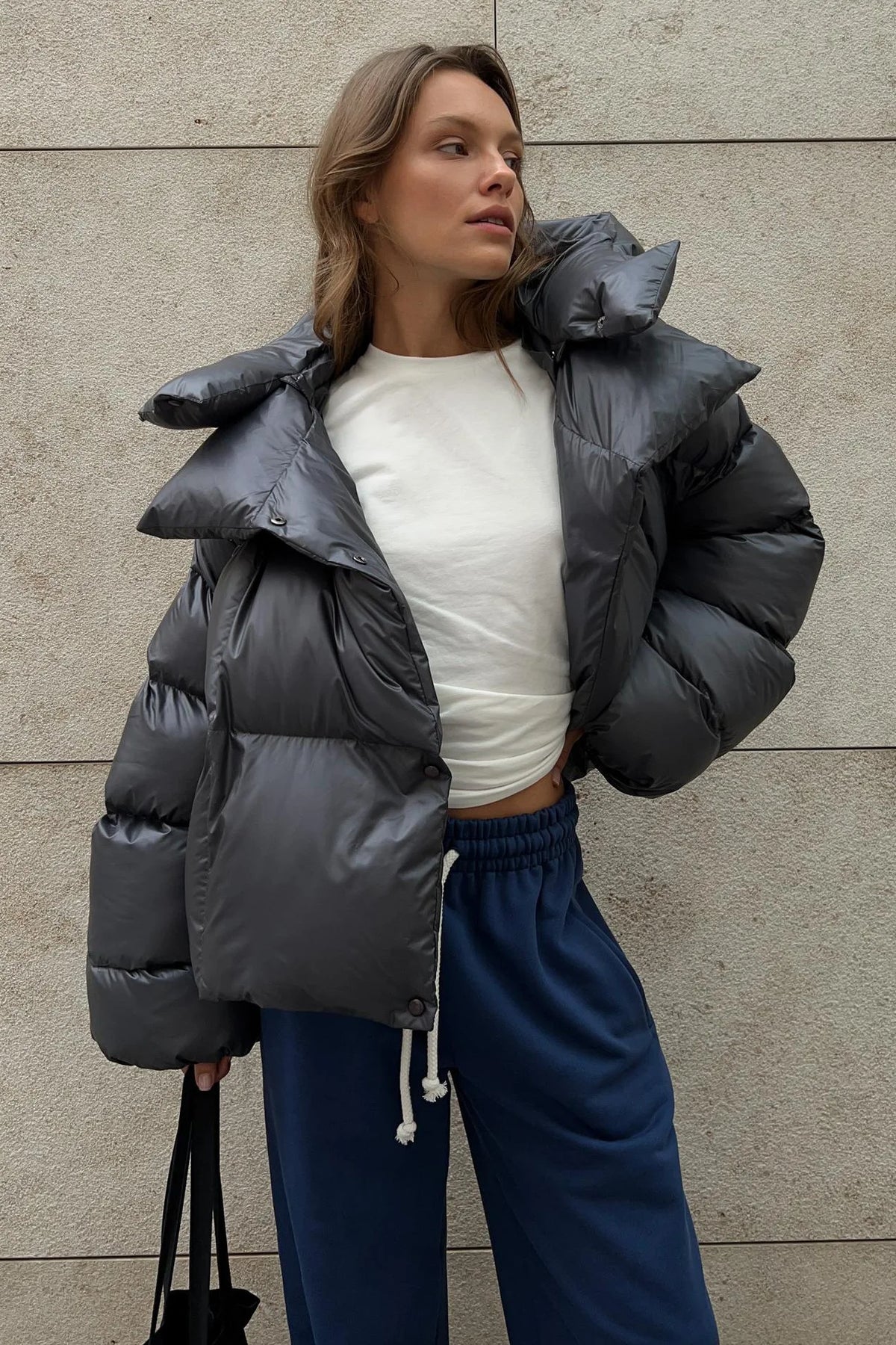 Stilla | Fashionable Wrap Padded Jacket Trend