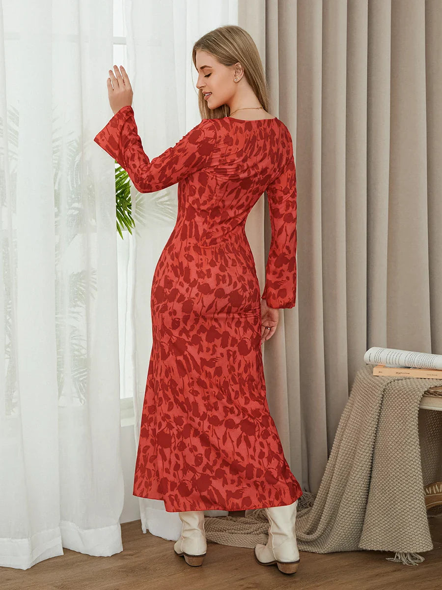 Stilla | Elegant Wrap Pencil Dress til kvinder