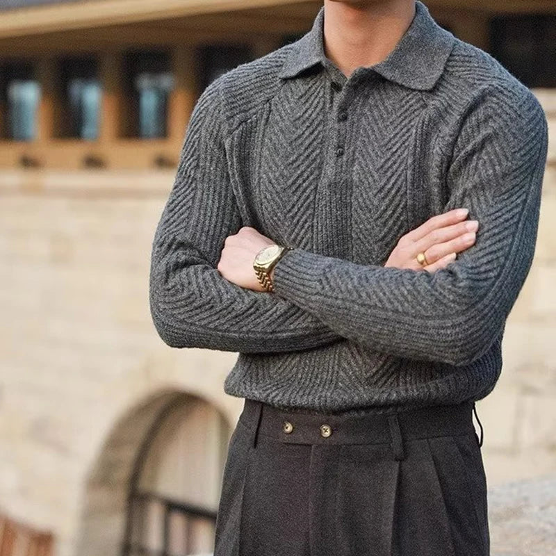 Stilla | Klassisk Polo Sweater Af Snoddede Maskesty