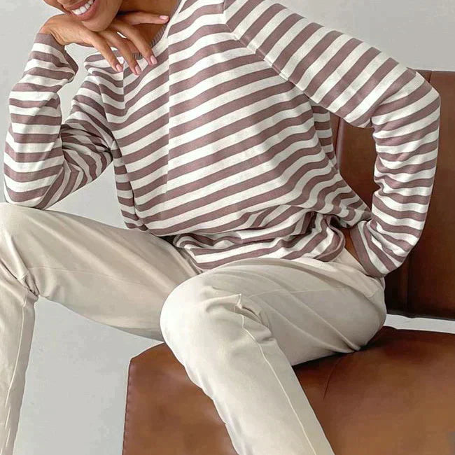 Stilla | Moderne Stribede Bluse