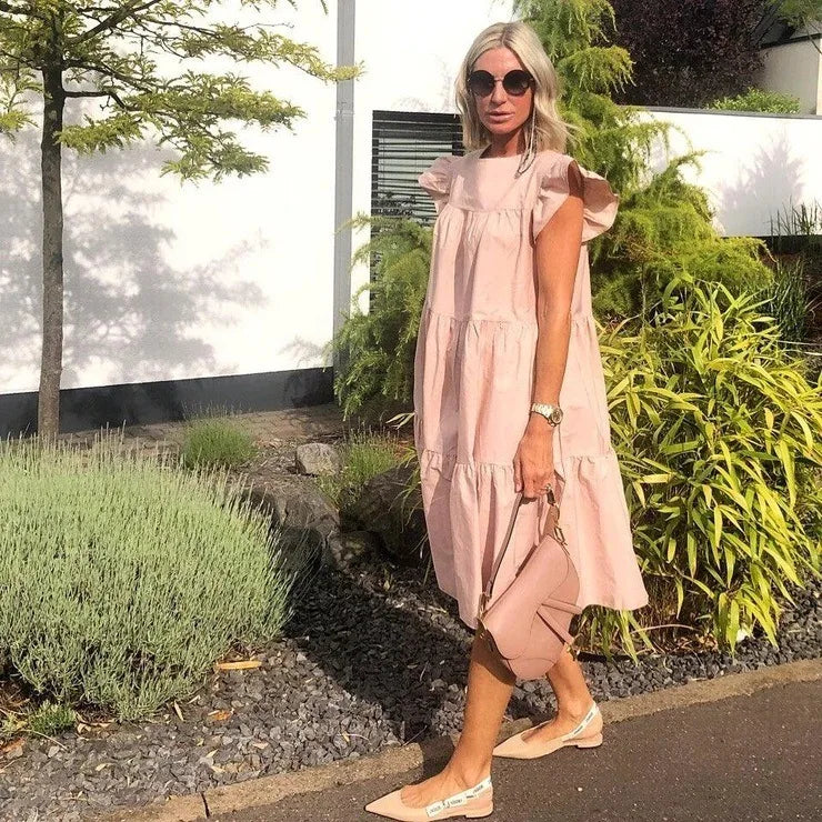 Stilla | Print Midi Kjole