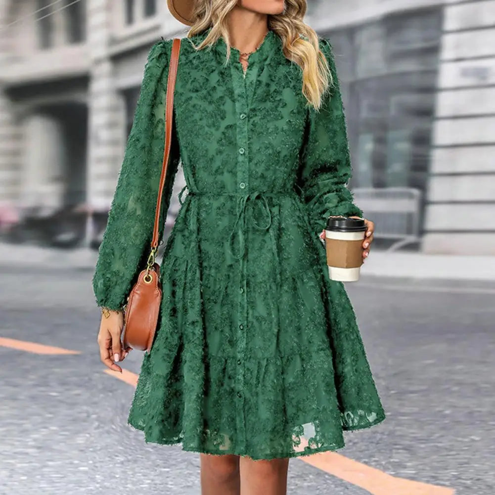 Stilla | a Line Blonde Midi Kjole