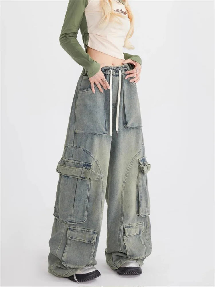 Stilla | Retro Løse Jeans Med Store Lommer