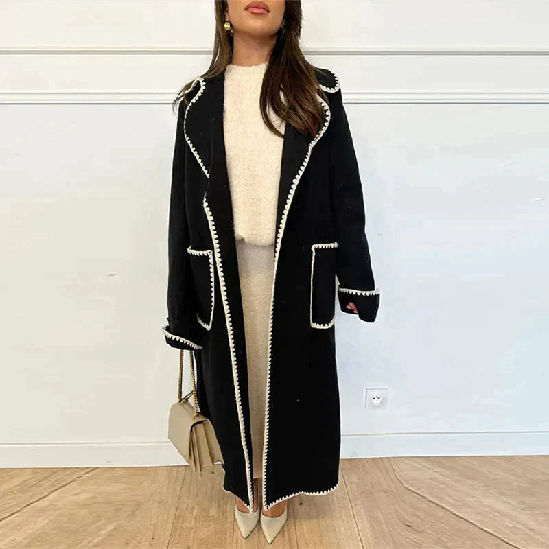Stilla | Hyggelig Lang Trenchcoat til Kvinder