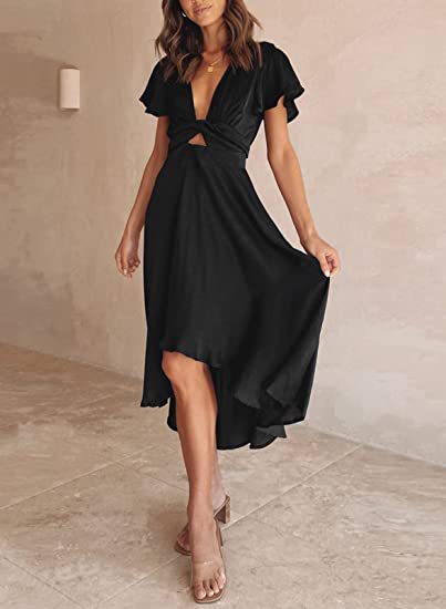Stilla | Melany Deluxe Satin Kjole