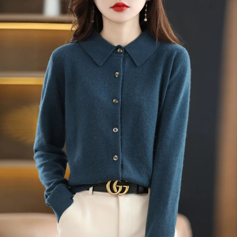 Stilla | Langærmet Polo Neck Trøje