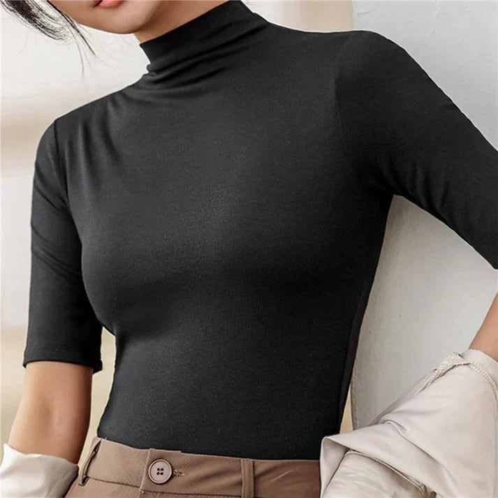 Stilla | Ultra-tynd Sømløs Turtleneck Pullover