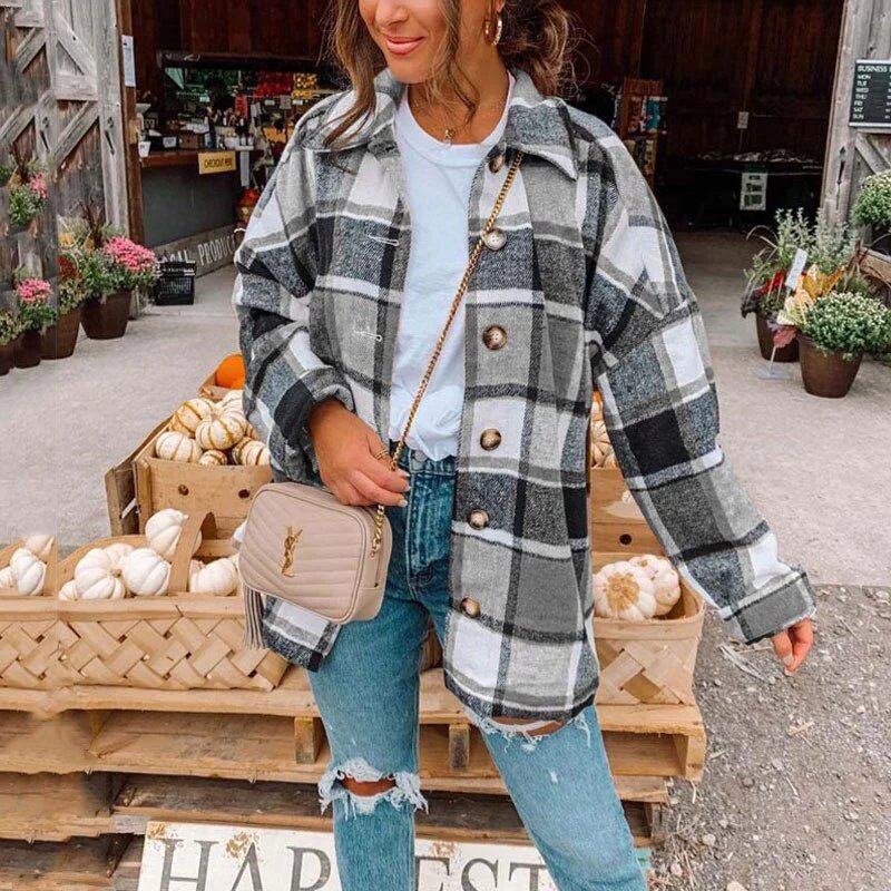 Stilla | Trendy Flannel Skjorte