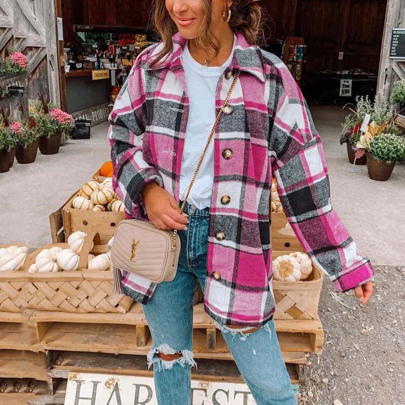 Stilla | Trendy Flannel Skjorte