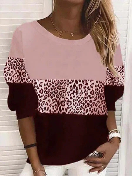 Stilla | Kvinder T-shirts Tre Farvet Syning Langærmet T-shirt