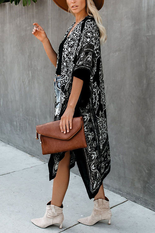 Stilla | Etno Strand Kimono Dække Op