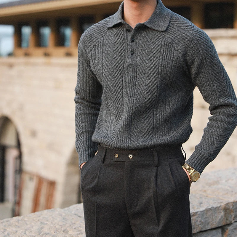 Stilla | Klassisk Polo Sweater Af Snoddede Maskesty