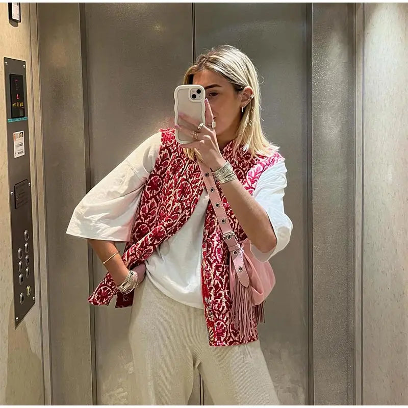 Stilla | Bohemian Trykt Vest